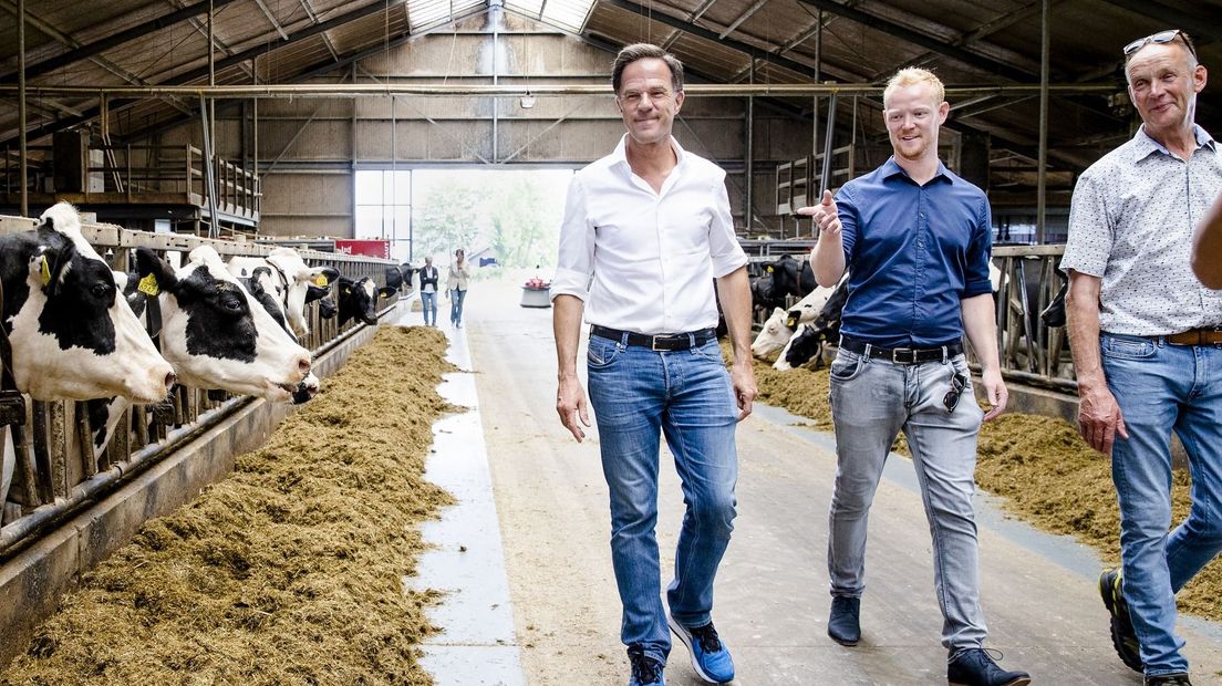 Op 1 augustus 2022 brocht Rutte in besite oan in melkfeebedriuw yn Koudum, foarôfgeand oan in petear mei boeren oer de stikstofplannen