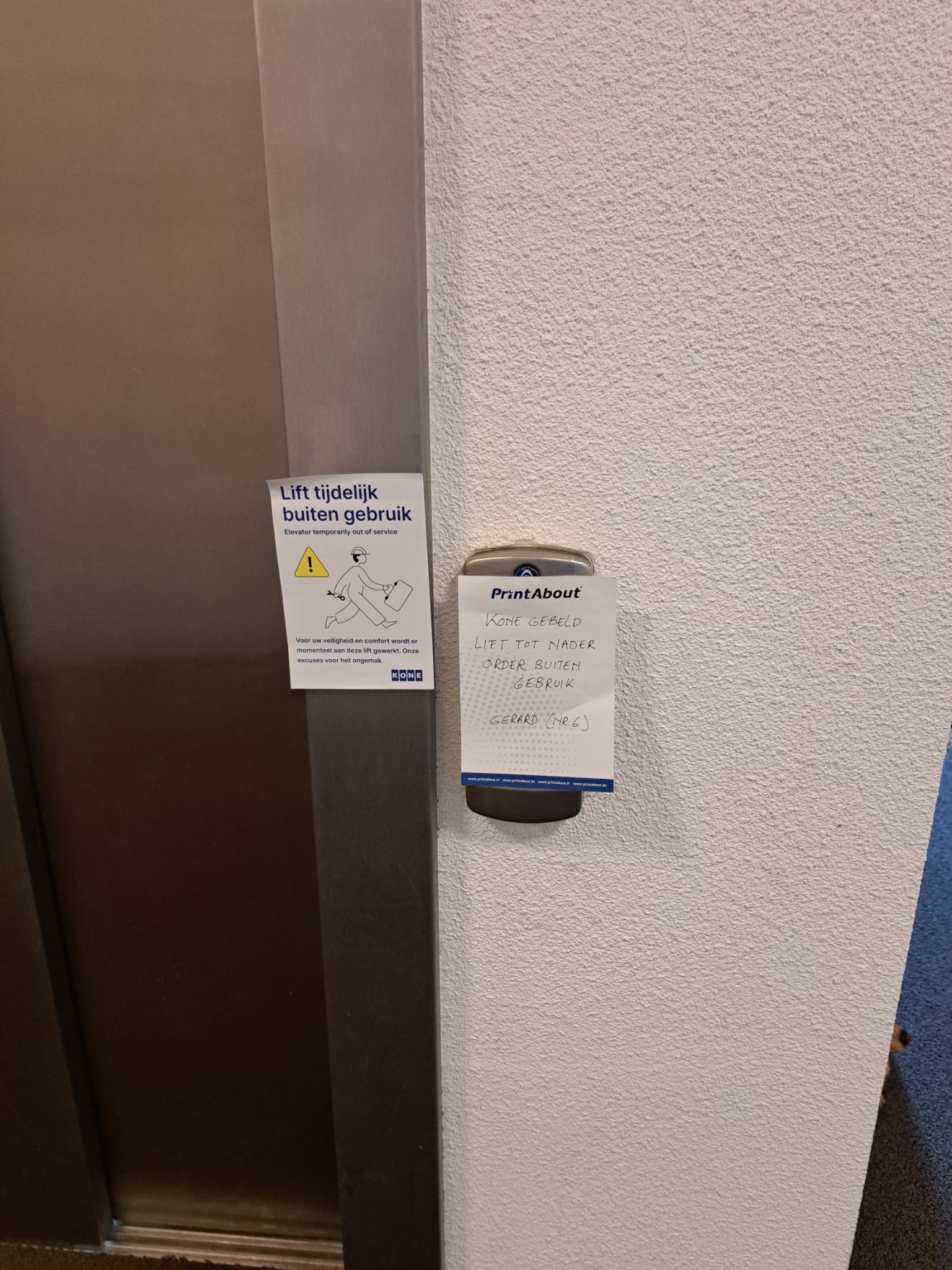 'Je voelt je gewoon gevangen', kapotte lift in seniorencomplex zorgt voor frustratie in Middelburg