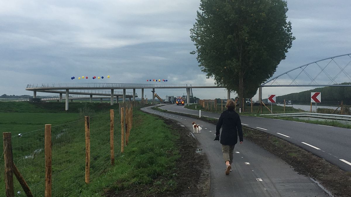 Fietsbrug bij Nigtevecht valt goed in de smaak