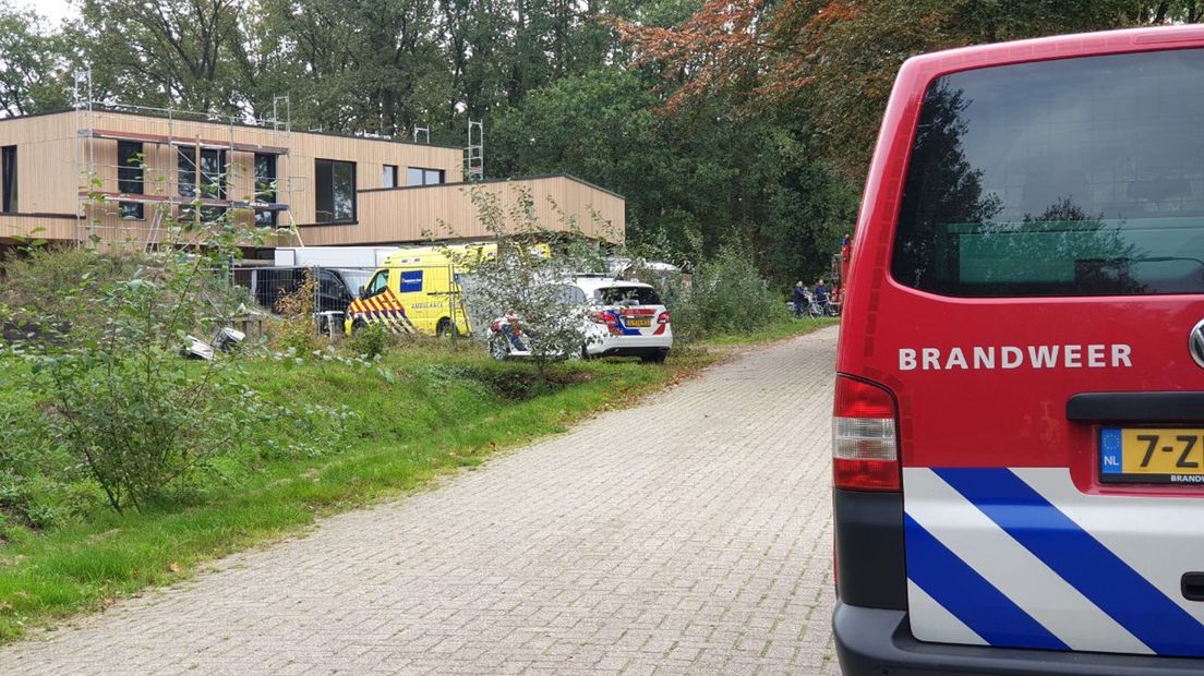 Het ongeluk gebeurde op een bouwplaats in Enschede