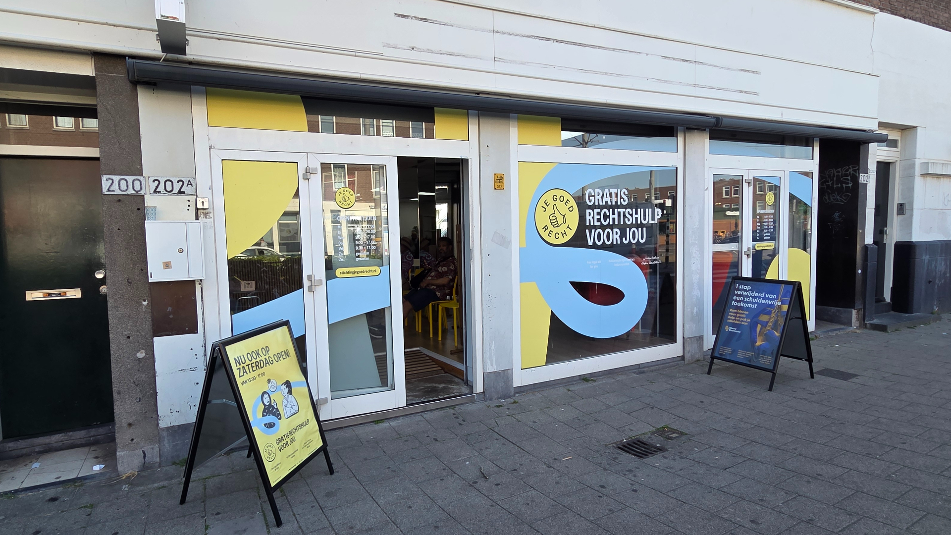 De winkel van Je Goed Recht aan de Beijerlandselaan in Rotterdam-Zuid