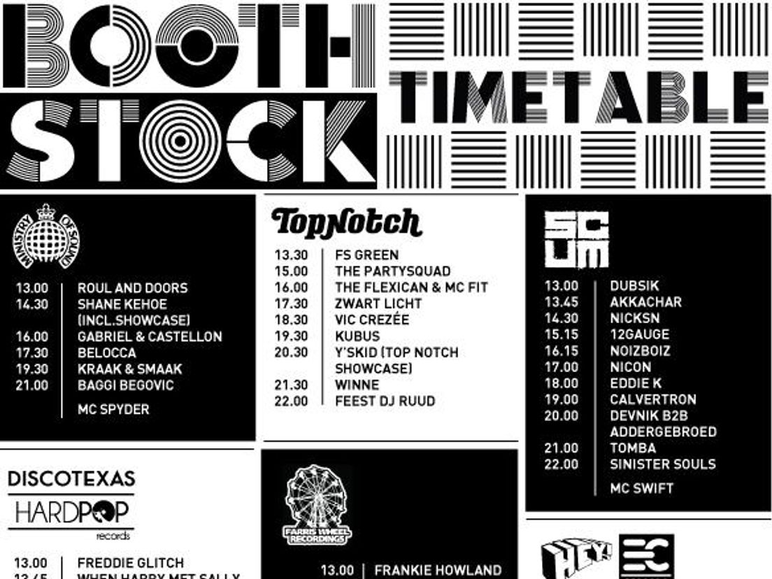 Boothstock_Timetable