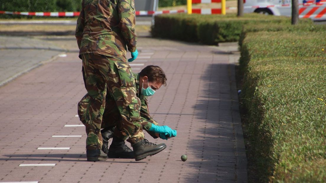 De EOD heeft het explosief laten ontploffen