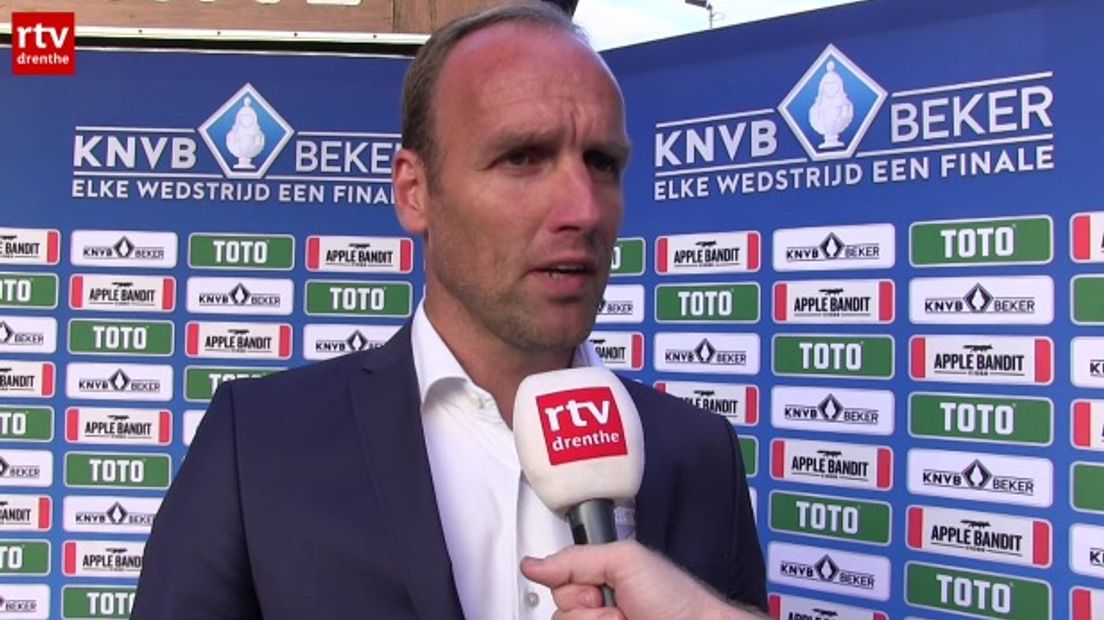 FC Emmen-trainer Dick Lukkien (Rechten: archief RTV Drenthe)