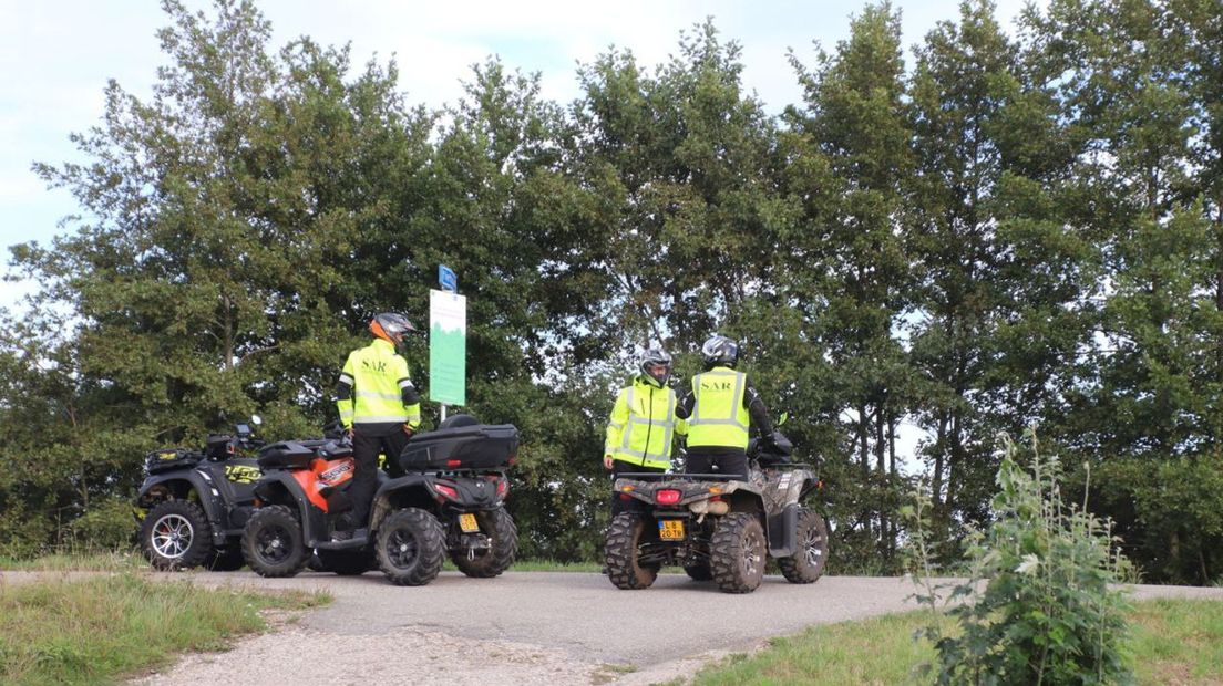 Zoektocht met quads in Westerveldse Bos naar vermiste Zwollenaar