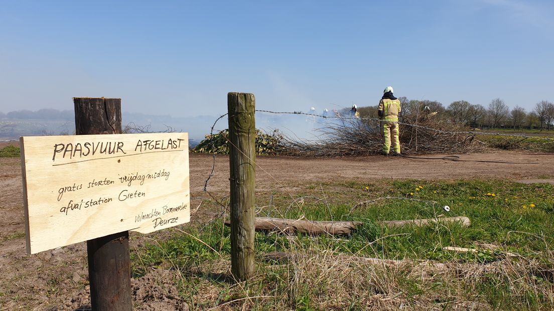 De paasbult is afgebrand (Rechten: Persbureau Meter)