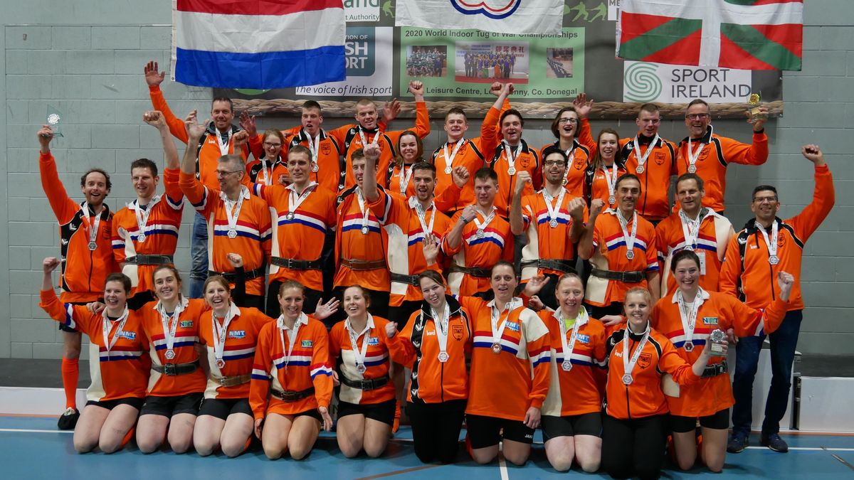 Friese touwtrekkers pakken WK-medailles in Ierland