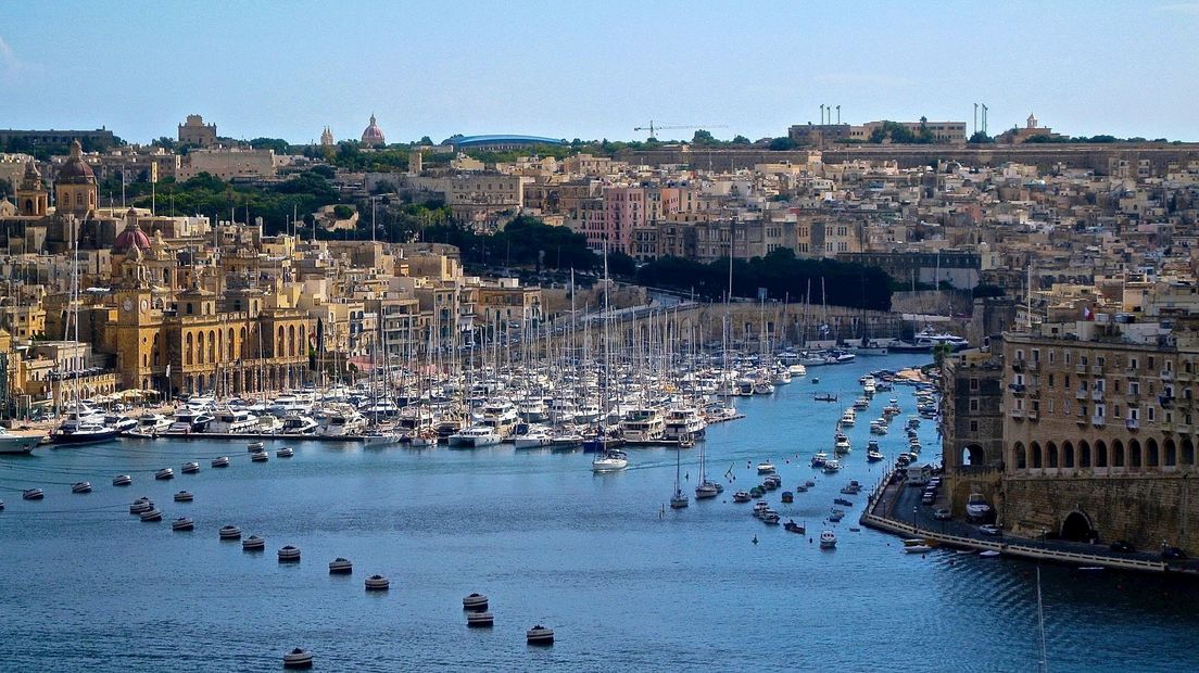 Het eiland Malta, waar het slachtoffer en zijn vrienden vakantie vierden