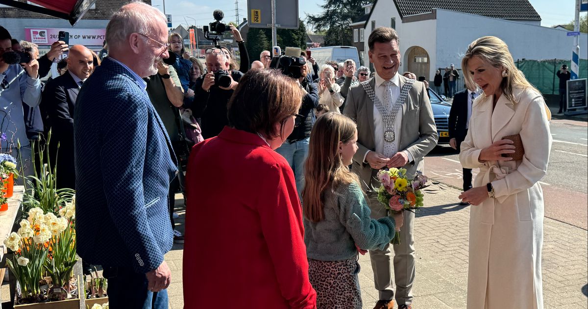 Koningin Máxima in Heerlen: 'Echt hartverwarmend hoe ik hier ontvangen