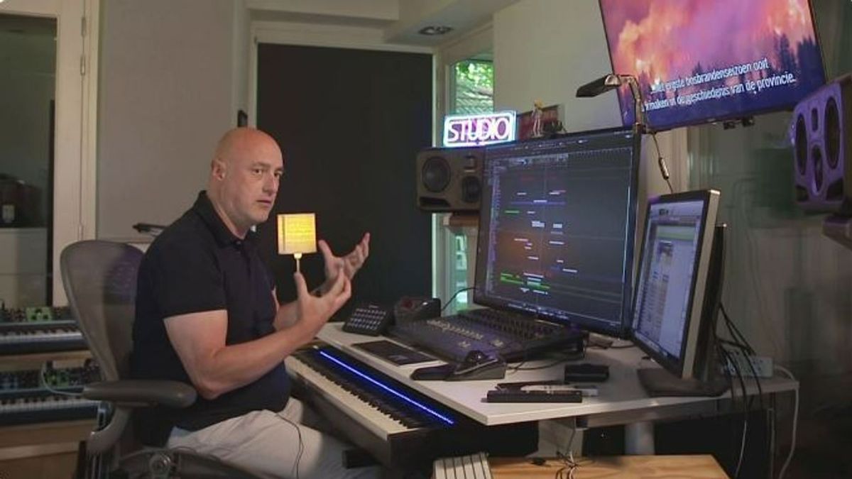 Je ziet hem niet, maar je hoort hem wel: film- en televisiecomponist Mark Pütz uit Schimmert