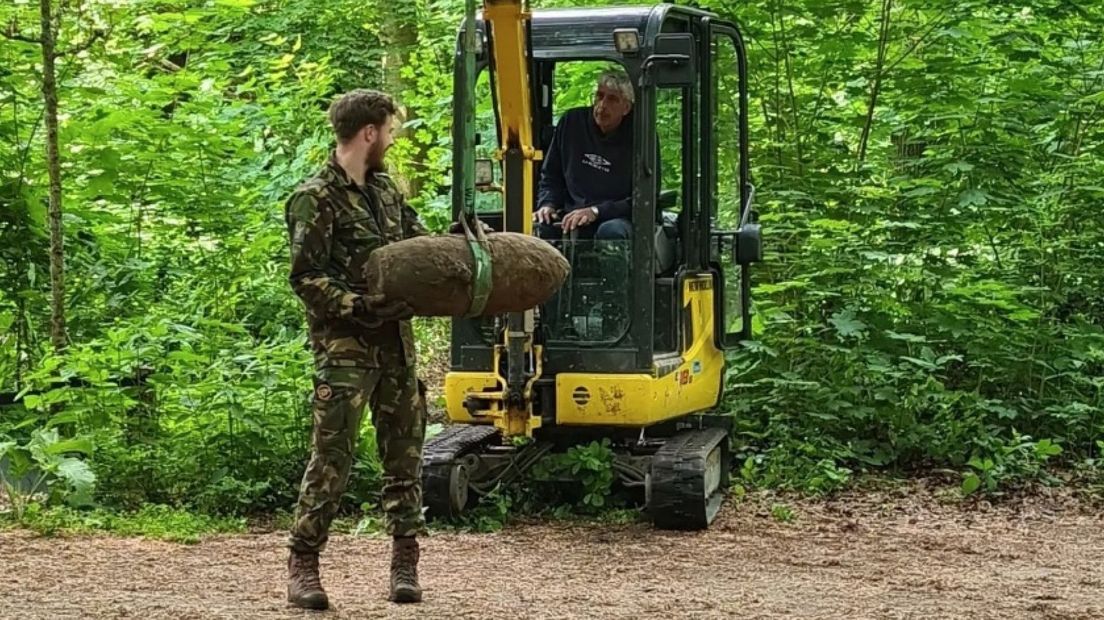 Vliegtuigbom gevonden in Staelduinse Bos