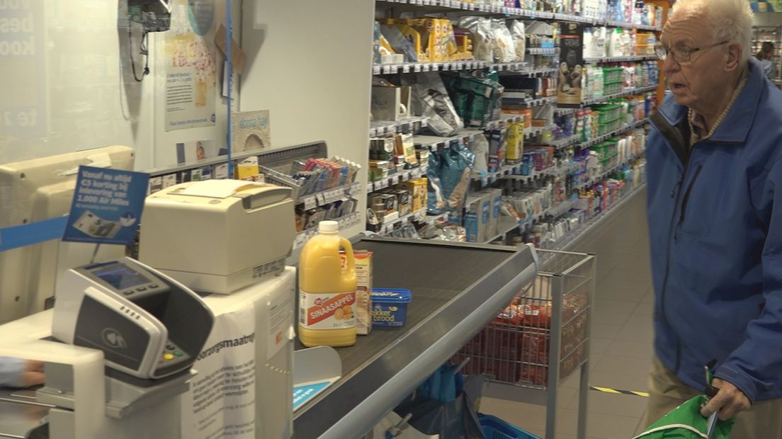 De ouderen konden vanochtend rustig hun boodschappen doen