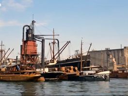 AI-video over Rotterdam van voor en na de oorlog