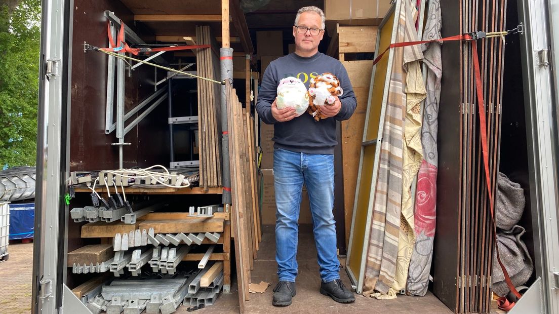 Johnny Roulaux heeft voor dertienduizend euro aan knuffels liggen