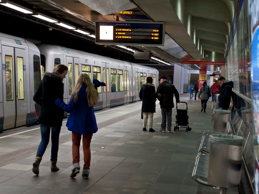 De metro van RET - archieffoto Roald Sekeris