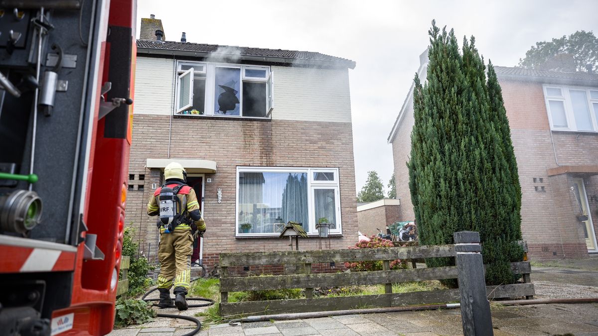 Veel rook bij brand in Noordwolde