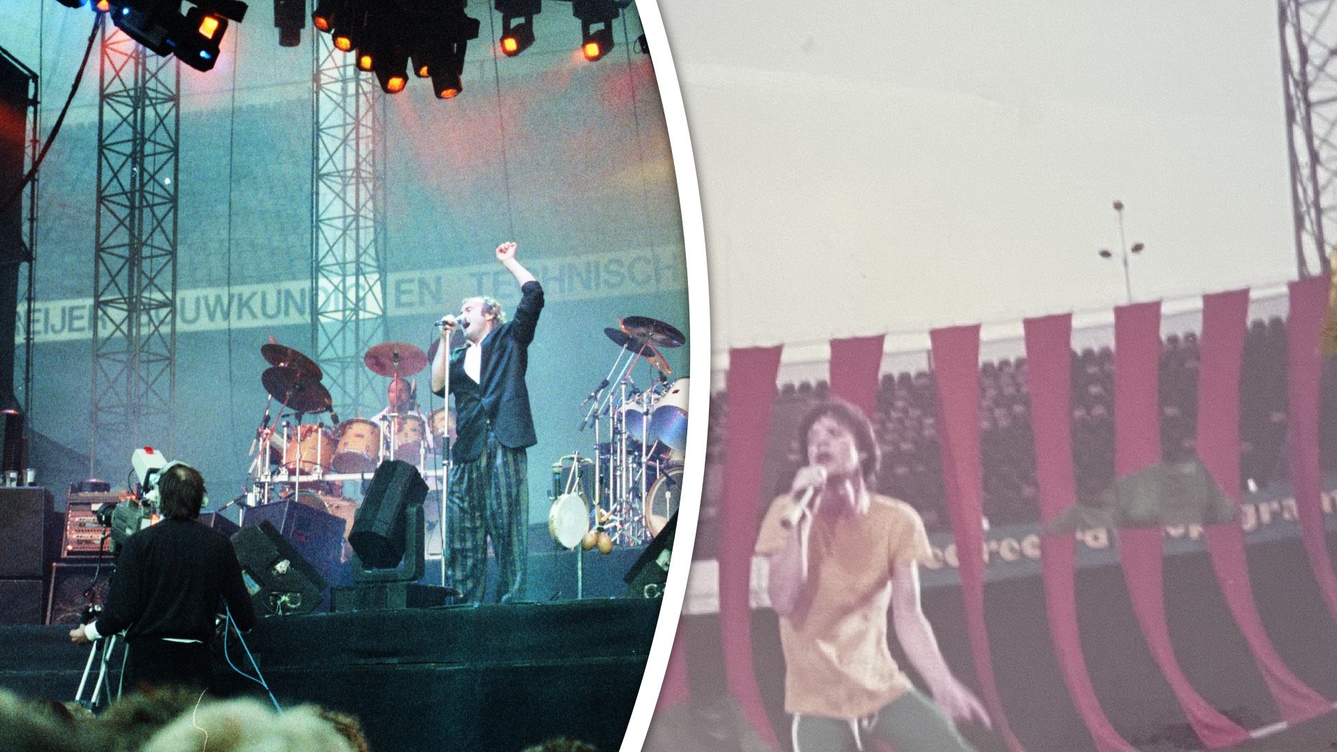 Genesis (1987) en Rolling Stones (1982) in De Kuip