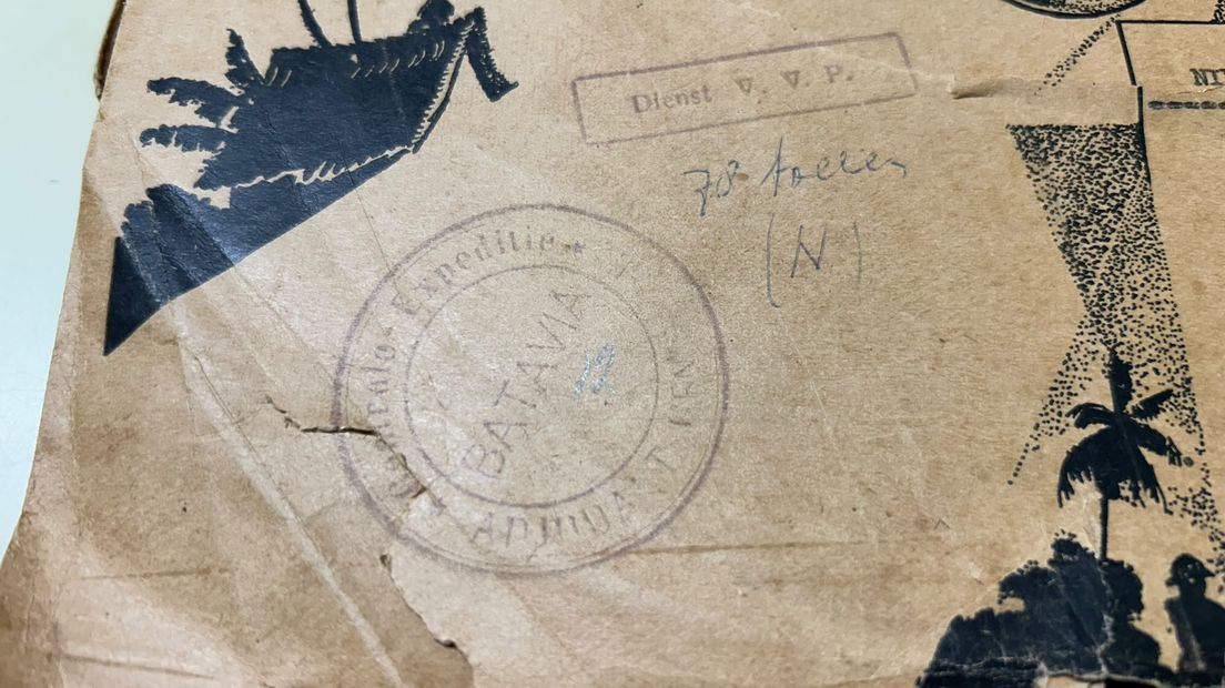 In 'sprutsen brief' mei it stimpel 'Batavia'