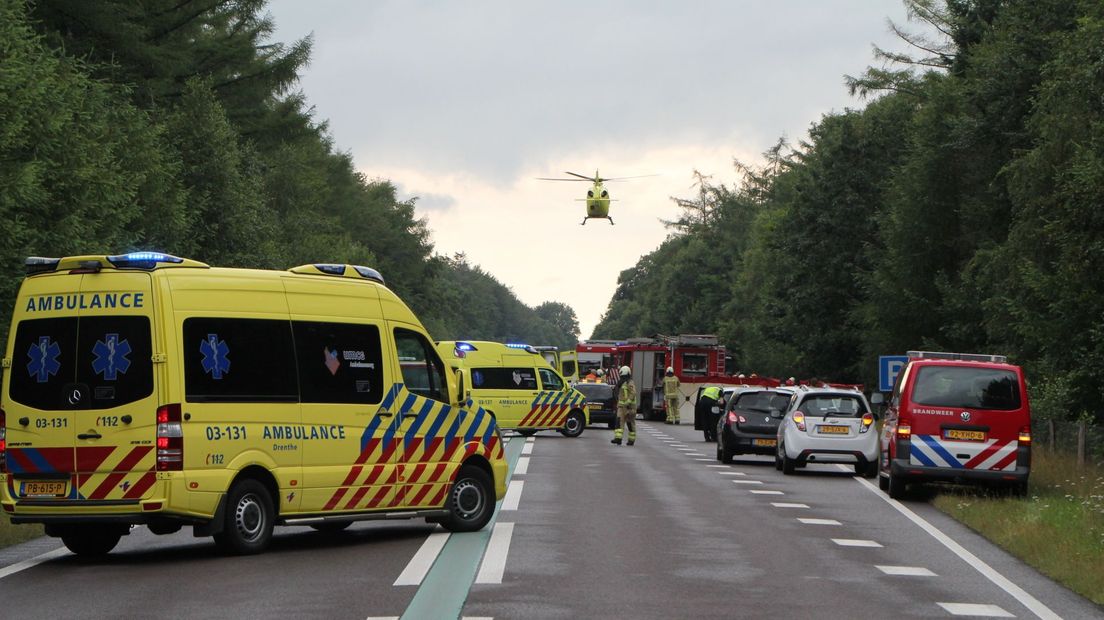 Meerdere gewonden bij ongeval N381