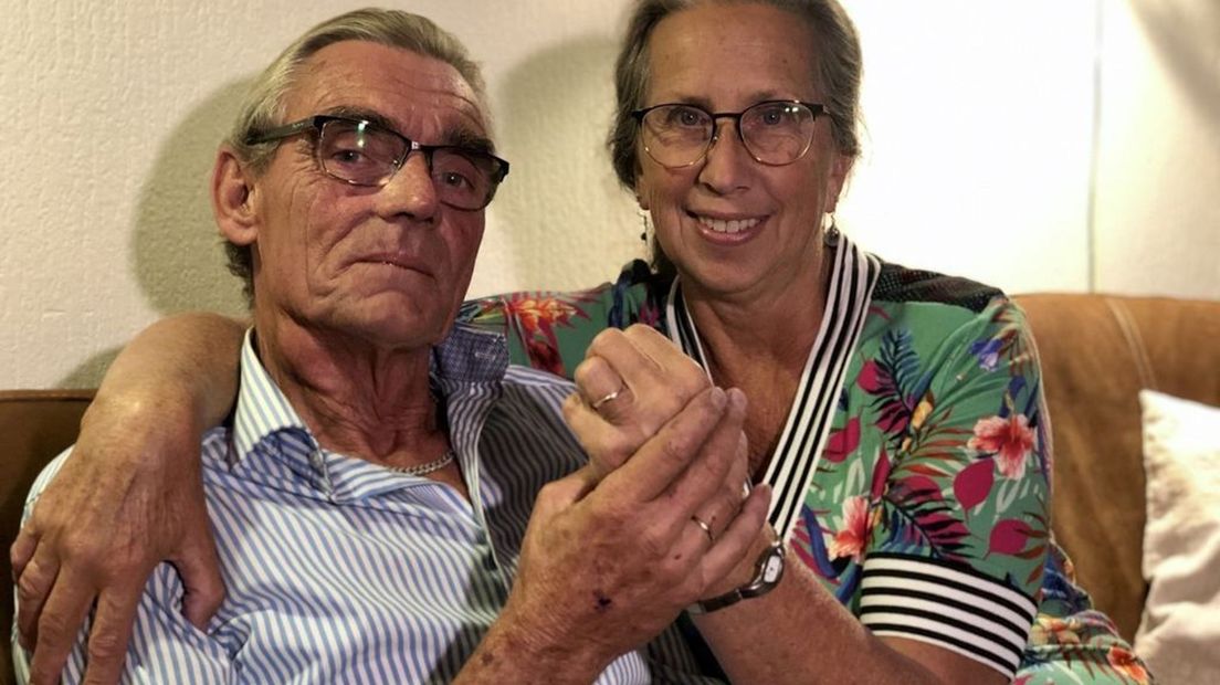 Klaas en Anne-Marieke Luiting hebben de ring gelukkig terug gevonden.