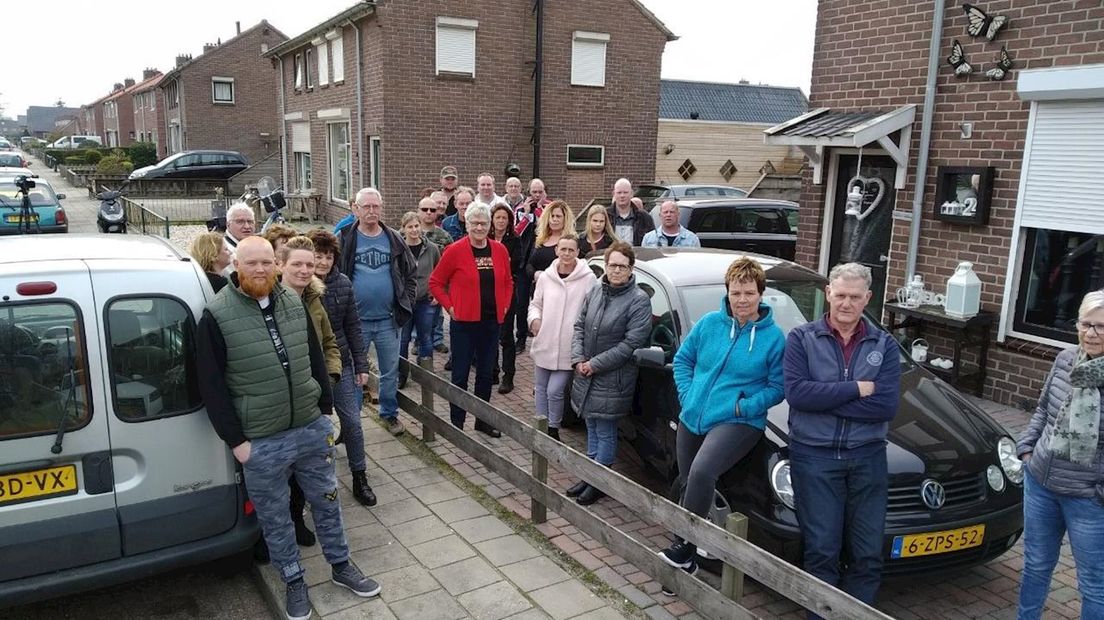 De buurtbewoners zijn boos