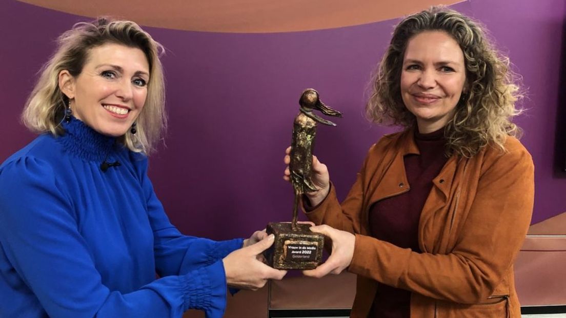 Marieke van Beers krijgt de Vrouw in de Media Award Gelderland