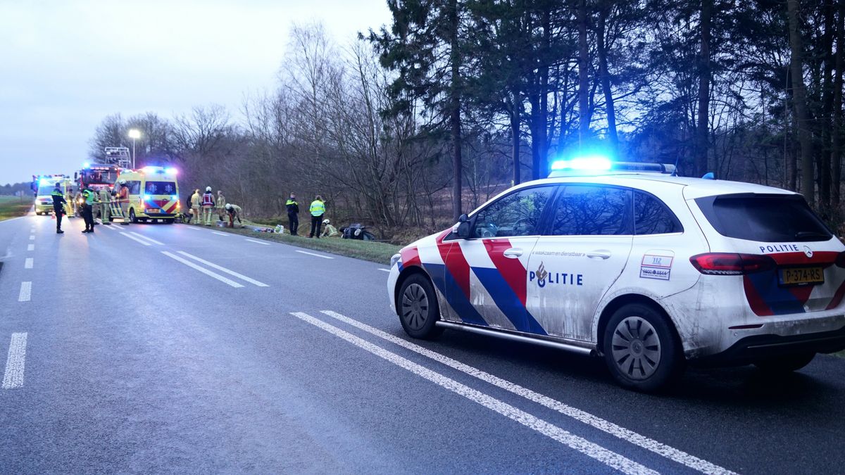 Ernstig ongeluk op N375 bij Ruinen, weg is weer open