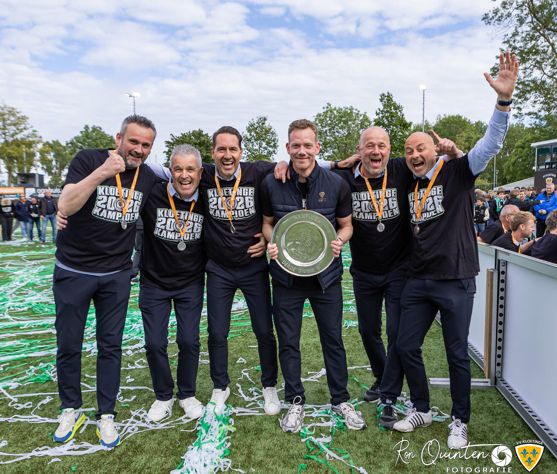 Kampioensspecial 'De schaal van ons allemaal' over voetbalclub Kloetinge vanavond te zien