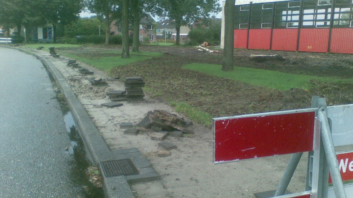 Start werkzaamheden nieuwe brink Bovensmilde