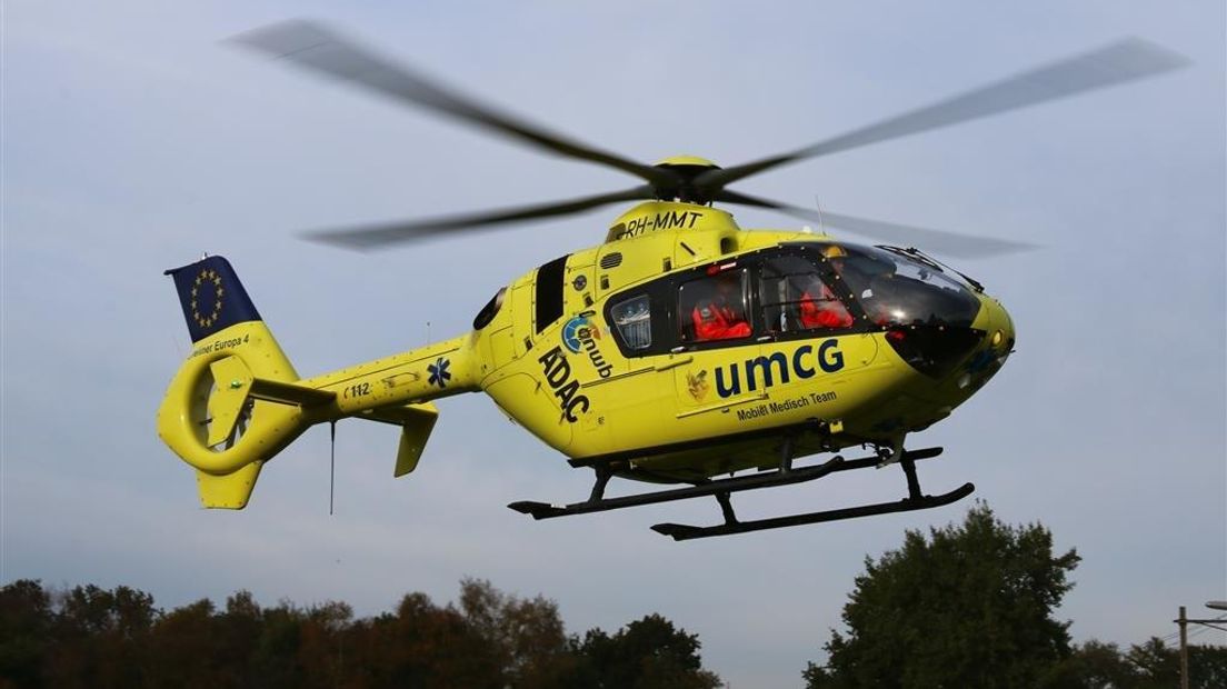 Traumahelikopter van UMCG Ambulancezorg (Rechten: Van Oost Media)