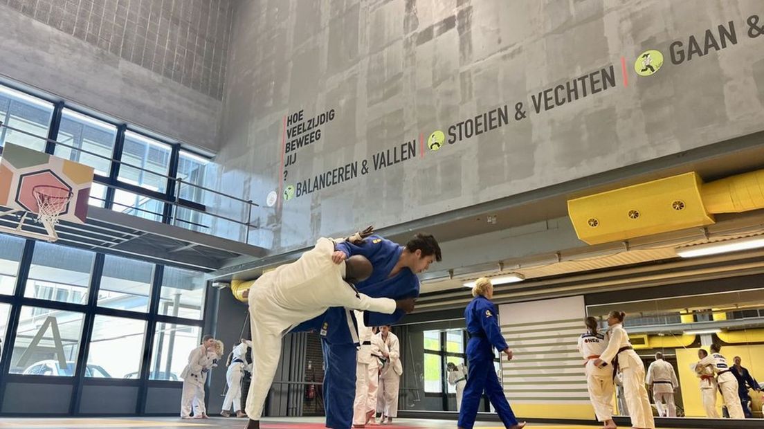 De lessen VI Judo worden gegeven in de ASM-hal van de FSG Sport Campus
