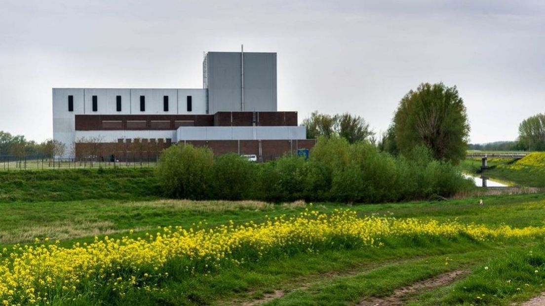 De oude kerncentrale bij Dodewaard.