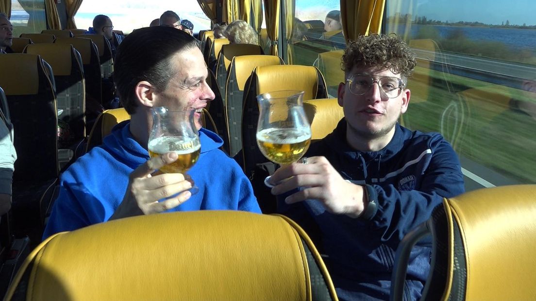 Belgisch bier in de bus