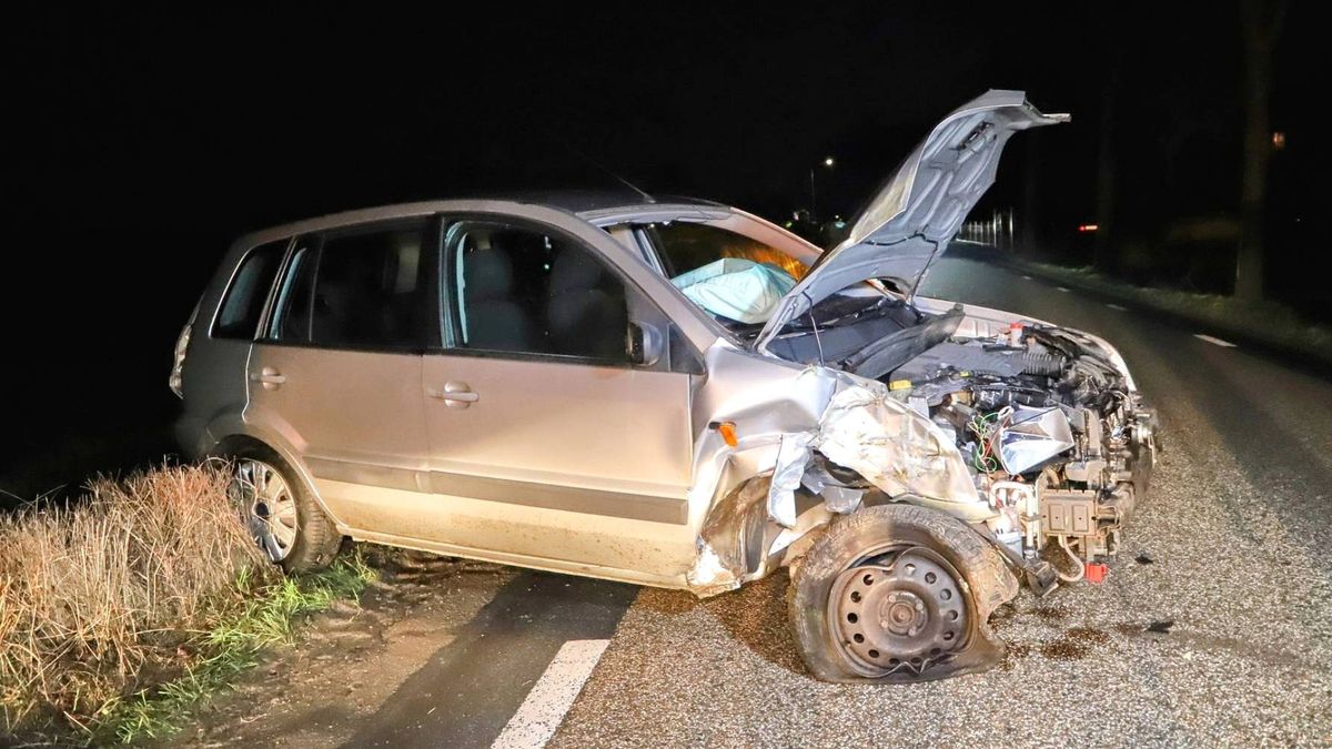 Bestuurder vlucht na crash