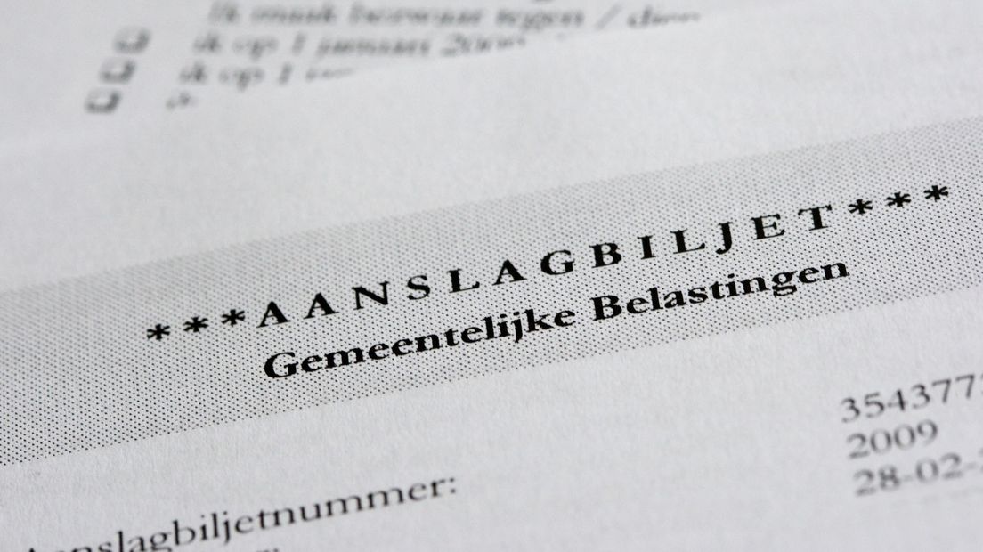 Een aanslag voor gemeentelijke belastingen