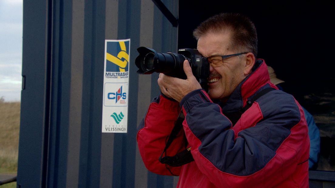 Zieke scheepsspotter Rinie: Hier vergeet ik gewoon even alles
