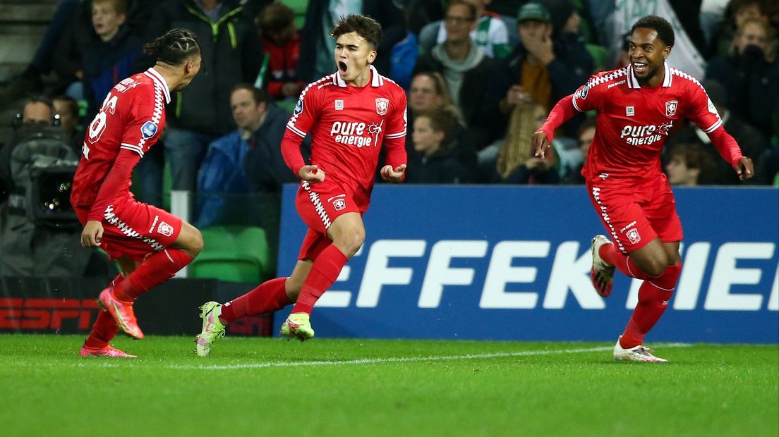Vorig seizoen redde Manfred Ugalde in Groningen een punt voor FC Twente