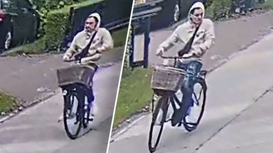 Deze dief gaat rustig zijn gang bij fietsenstalling