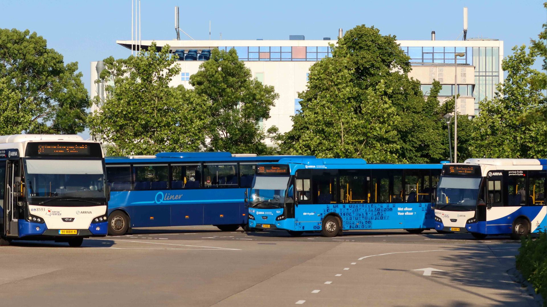 Busstation in Leeuwarden