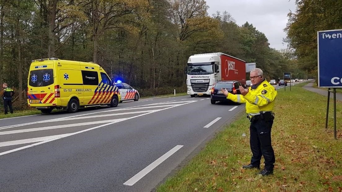 Fietser gewond bij botsing in Oldenzaal