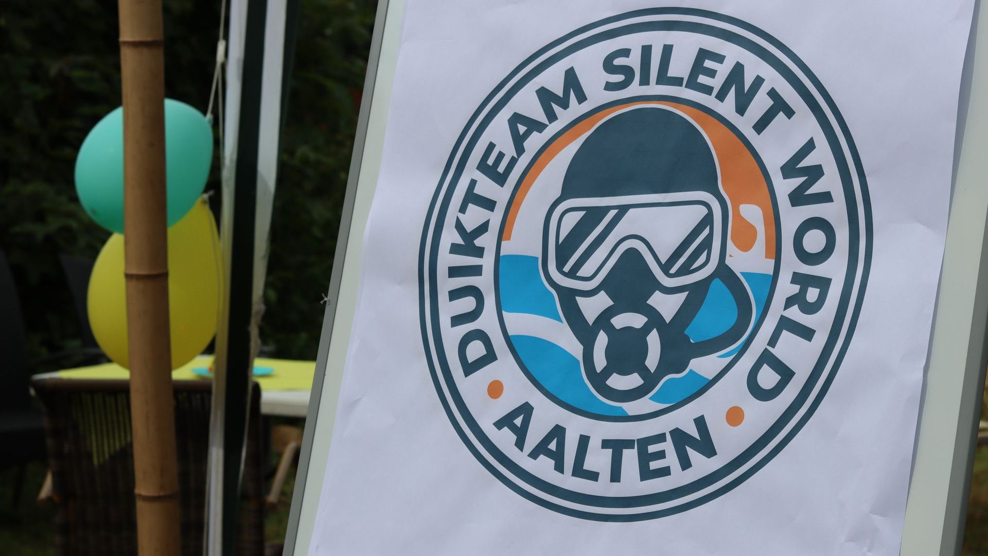 Het nieuwe logo van Duikteam Silent World uit Aalten.