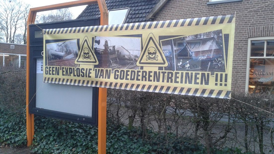 Actie tegen meer goederentreinen