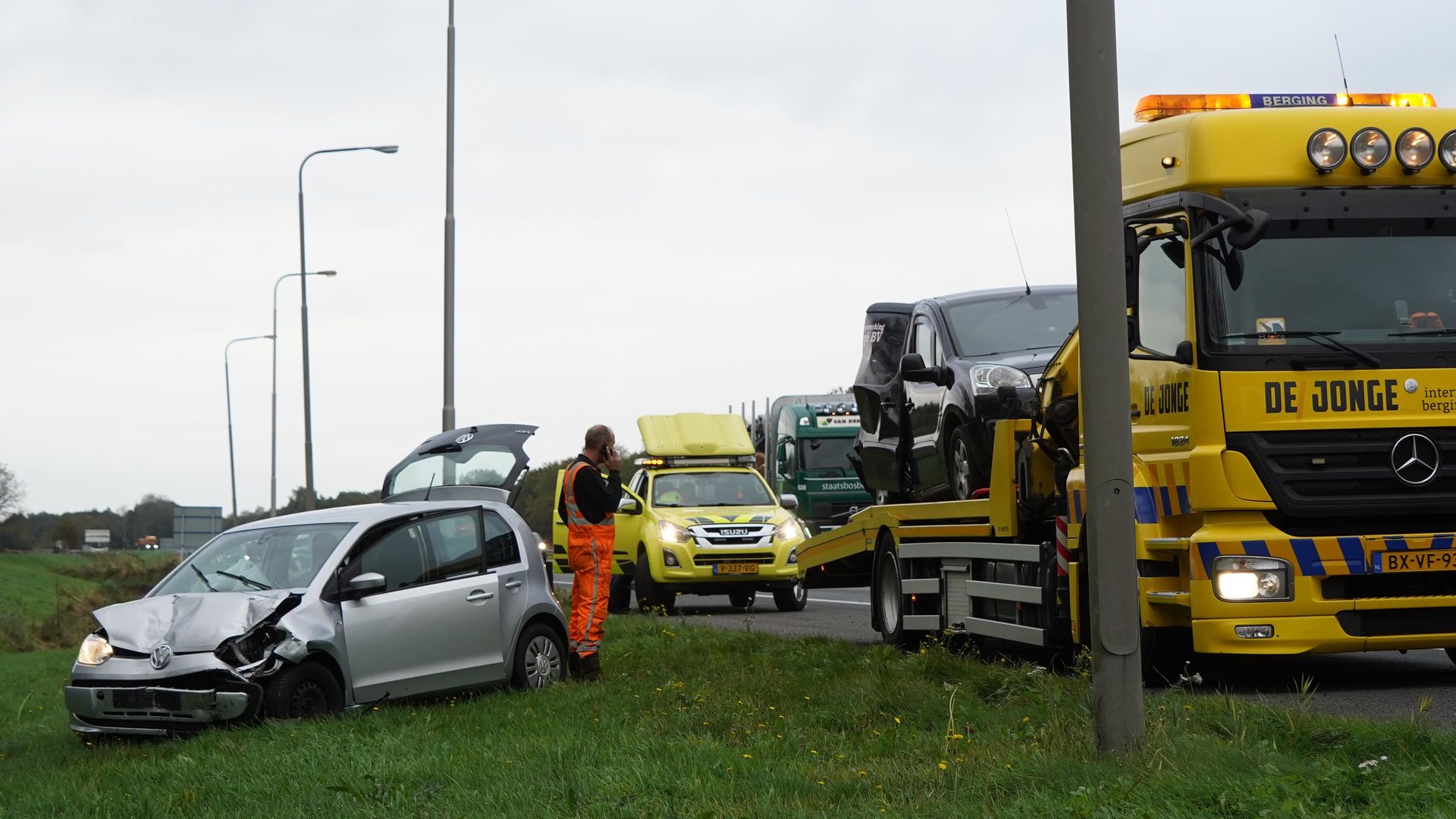 Gewonde Bij Kop-staartbotsing Op A28 Bij Zuidwolde - RTV Drenthe