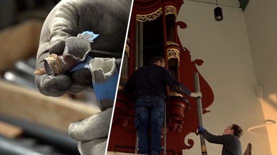 Historisch orgel ligt uit elkaar: honderden pijpen klaar voor restauratie