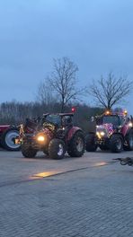 Trekkers met lichtjes