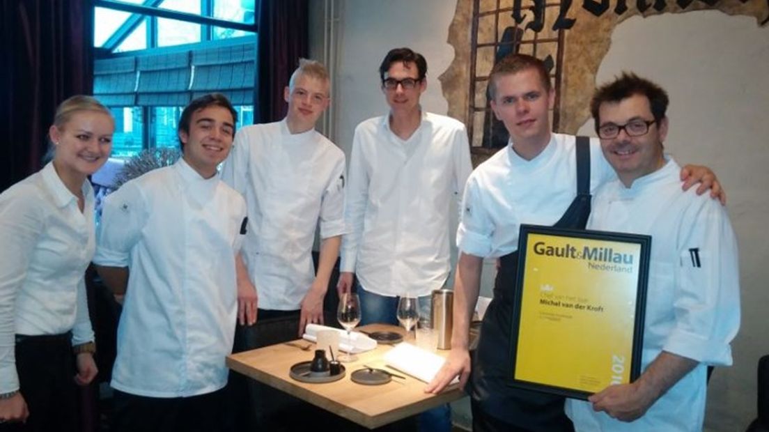 Michel van der Kroft in november, toen hij door restaurantgids Gault&Millau werd uitgeroepen tot chef van het jaar.