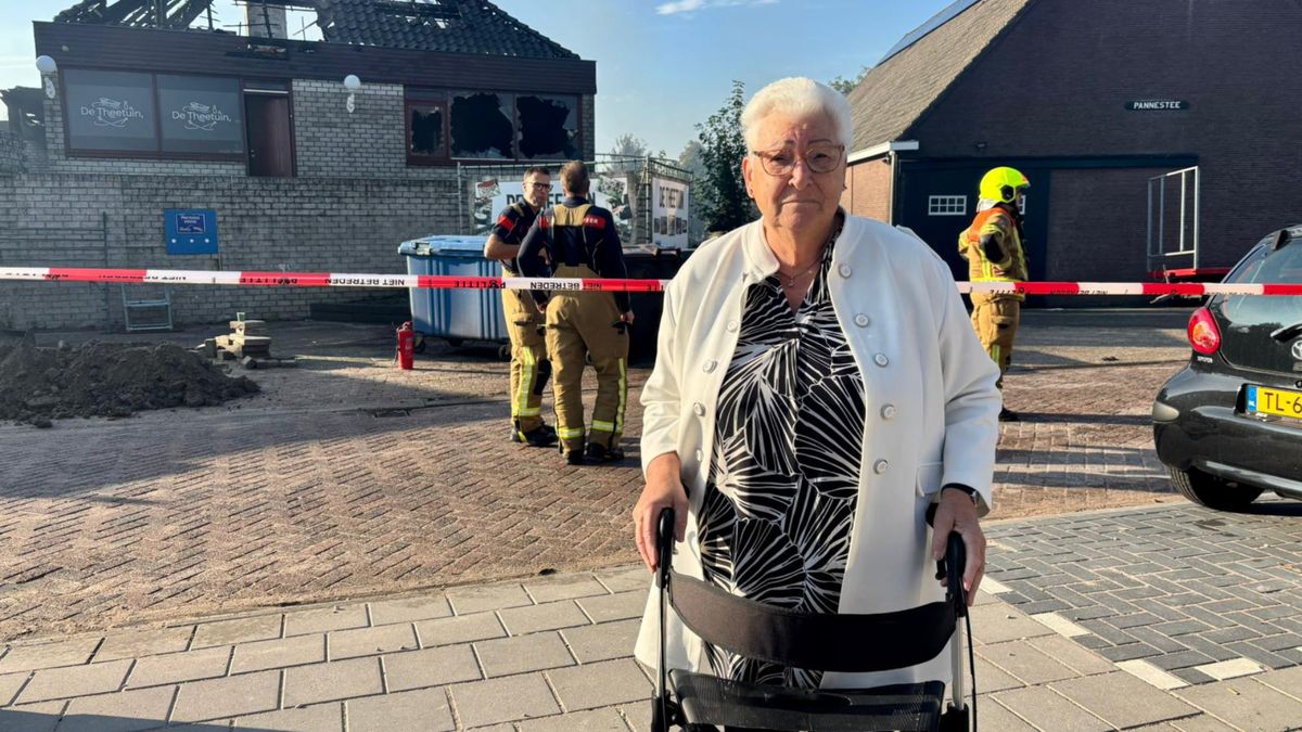 Mevrouw Van de Pad werkte 45 jaar lang in partycentrum dat compleet uitbrandde