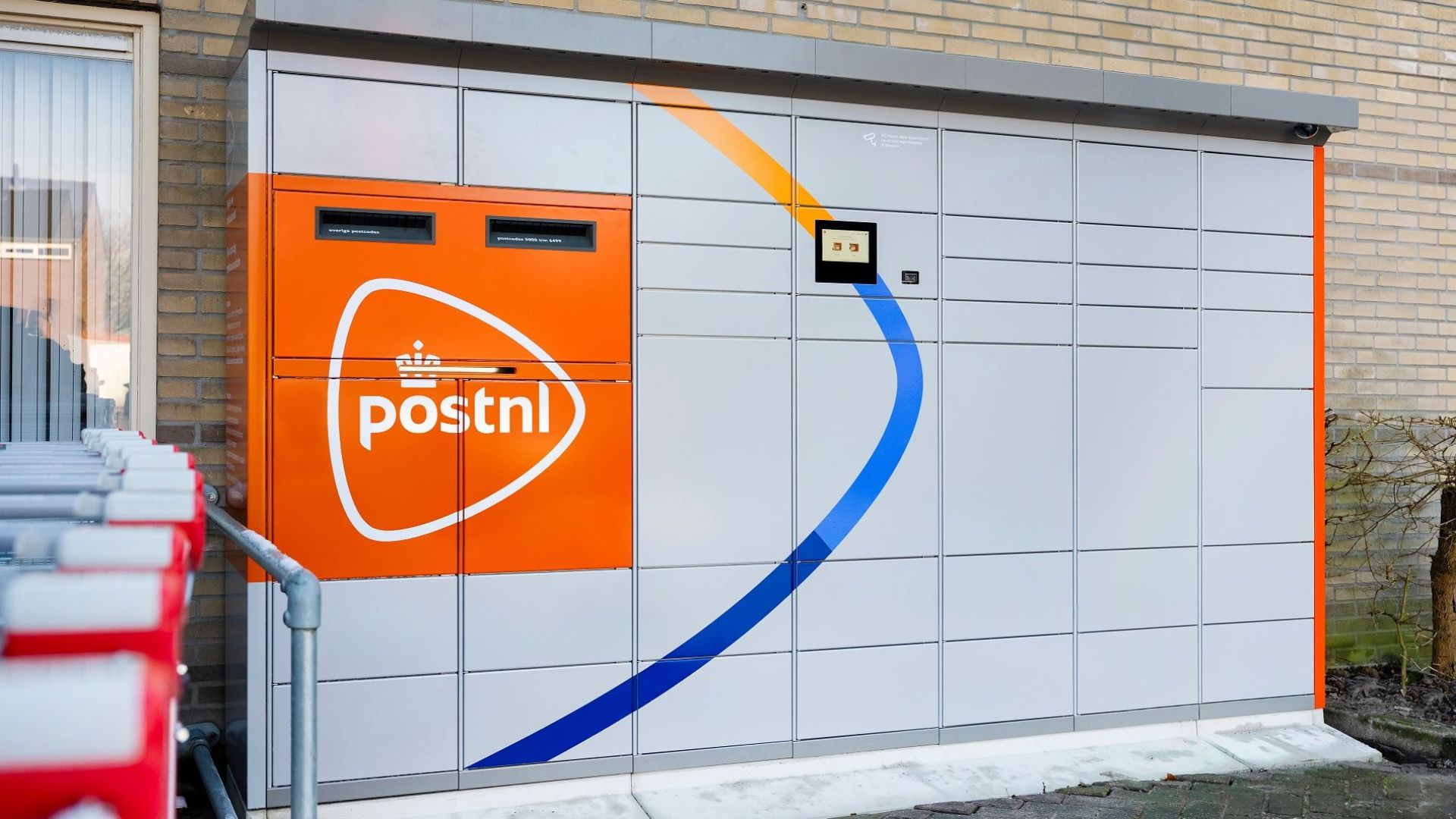 De pakketautomaat van PostNL.