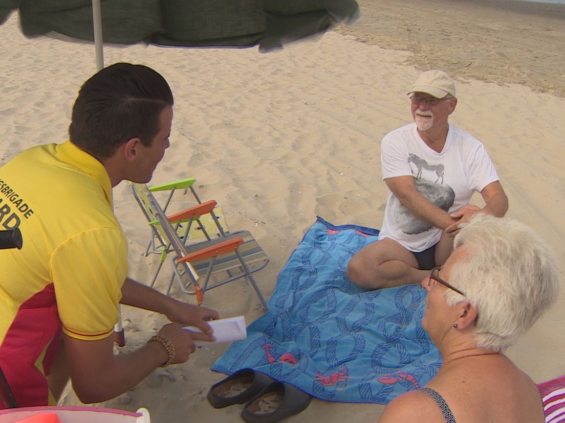 BeachAlert op het strand van Ouddorp