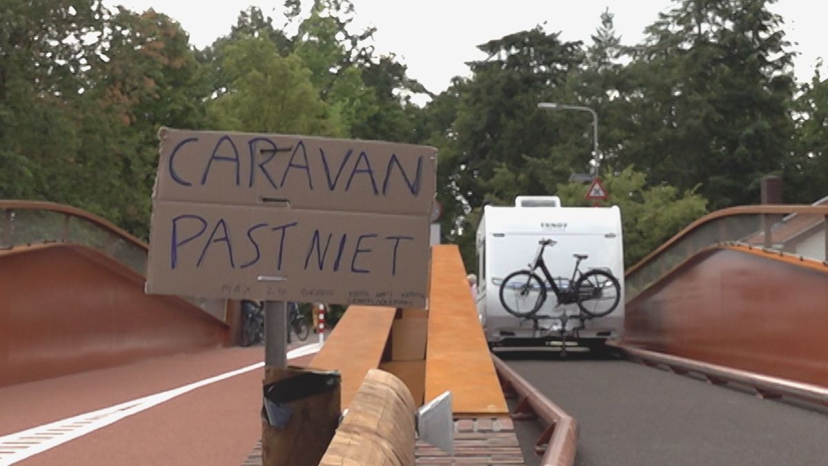 Deze gloednieuwe brug sloopt de ene na de andere caravan